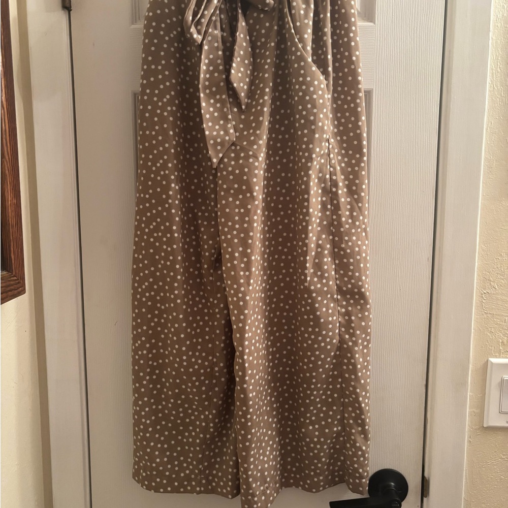 Sienna Sky Tan Polka Dot Pants